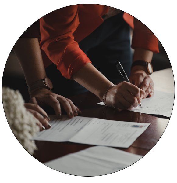 Texas Officiant Marriage License Signing